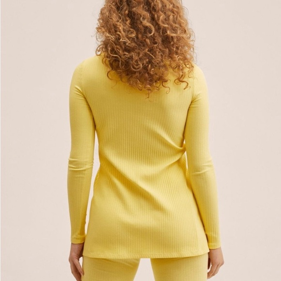 Mango Ribbed Knit Cardigan Size Medium New aw tags - Picture 5 of 6